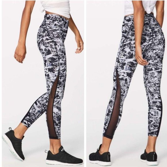 lululemon athletica Pants - Lululemon train times Starlight Mesh leggings